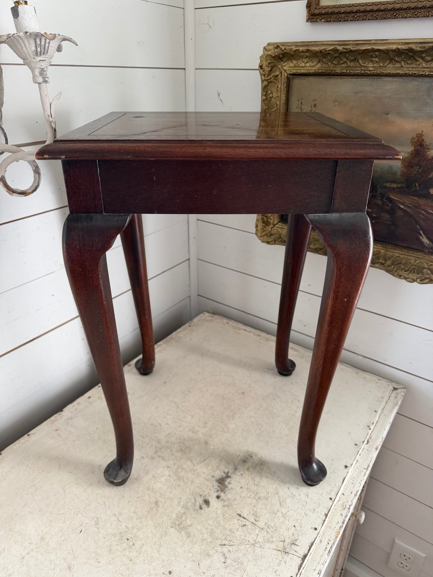 Vintage Queen Ann Style End Table - Will Get Makeover