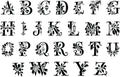 New Christmas Alphabet Reusable JRV Stencil
