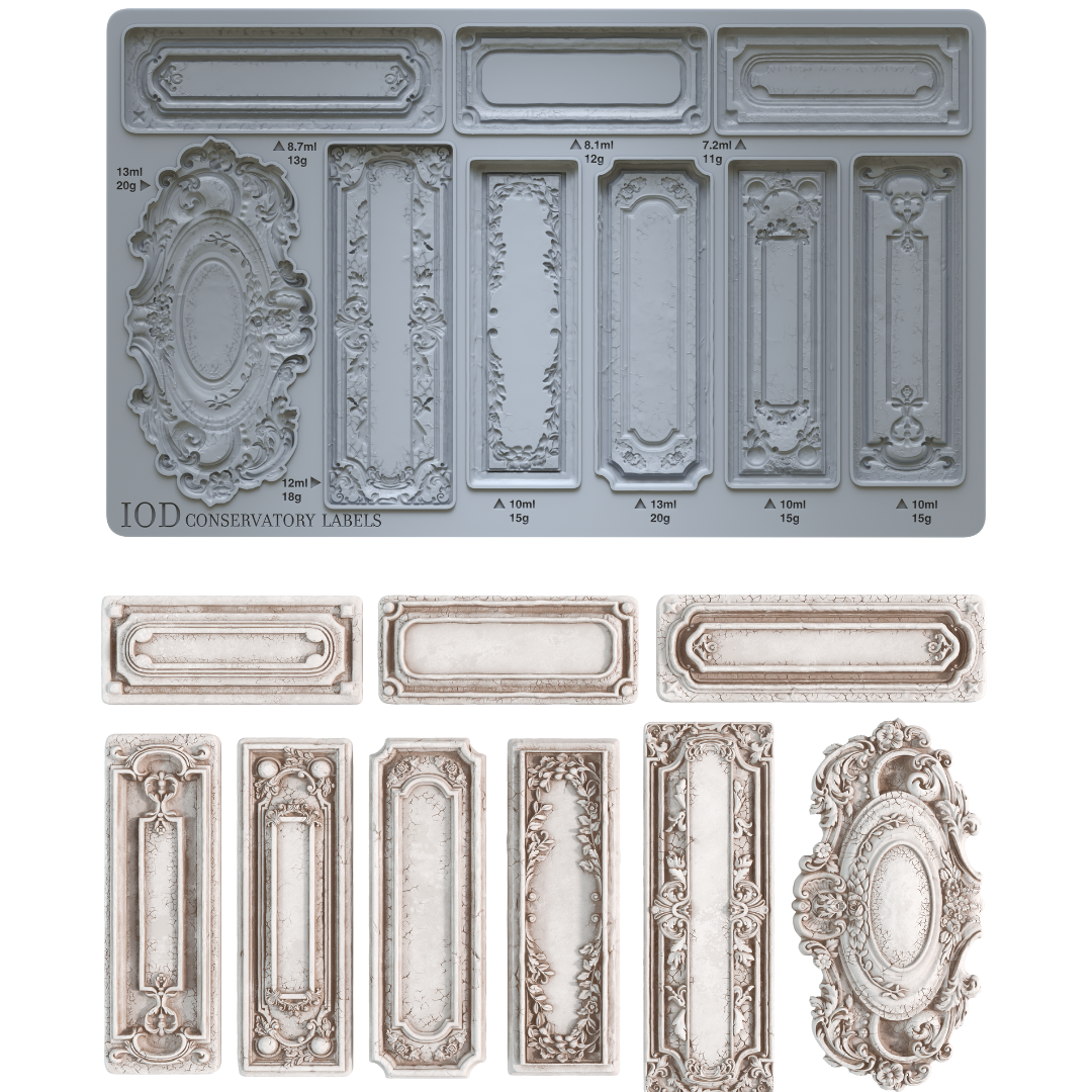 Conservatory Label | Mould | IOD Iron Orchid Designs