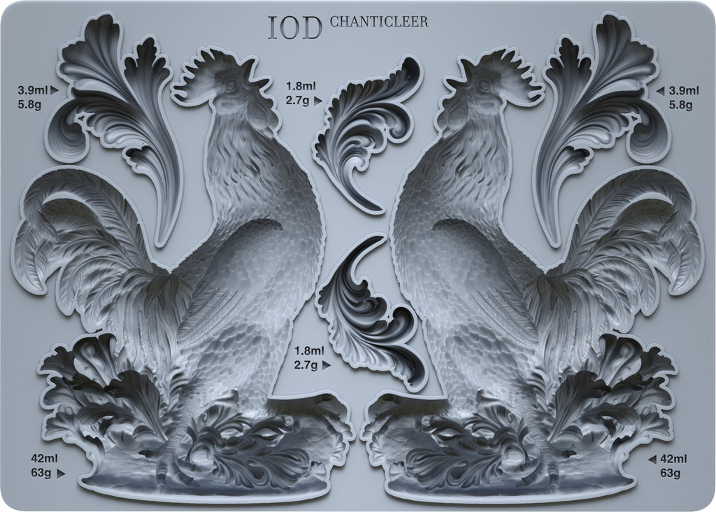 Chanticleer | Mould | IOD Iron Orchid Designs
