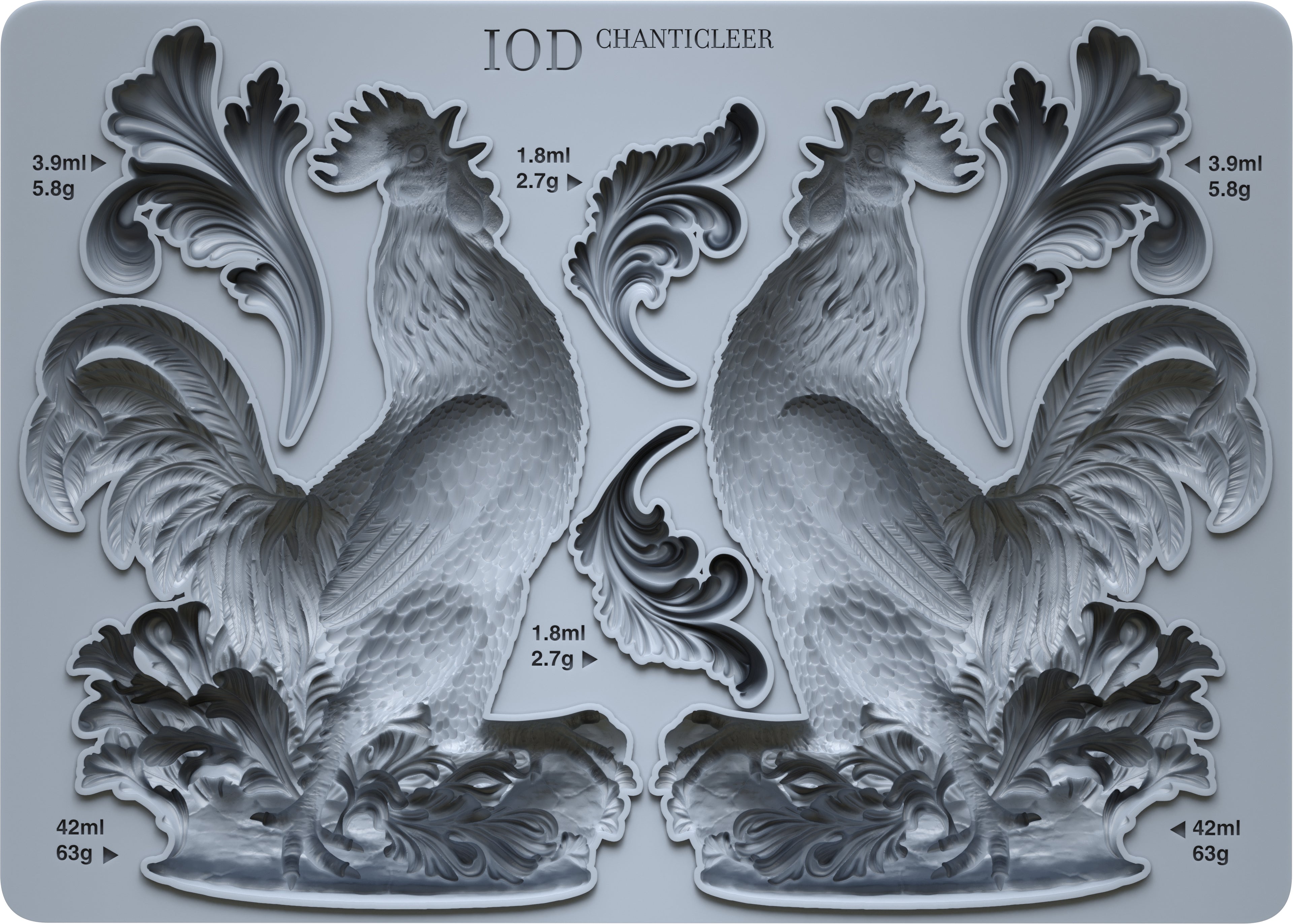 Chanticleer | Mould | IOD Iron Orchid Designs