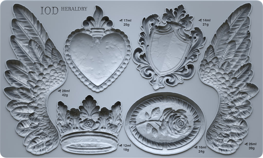 Heraldry | Mould | IOD Iron Orchid Designs
