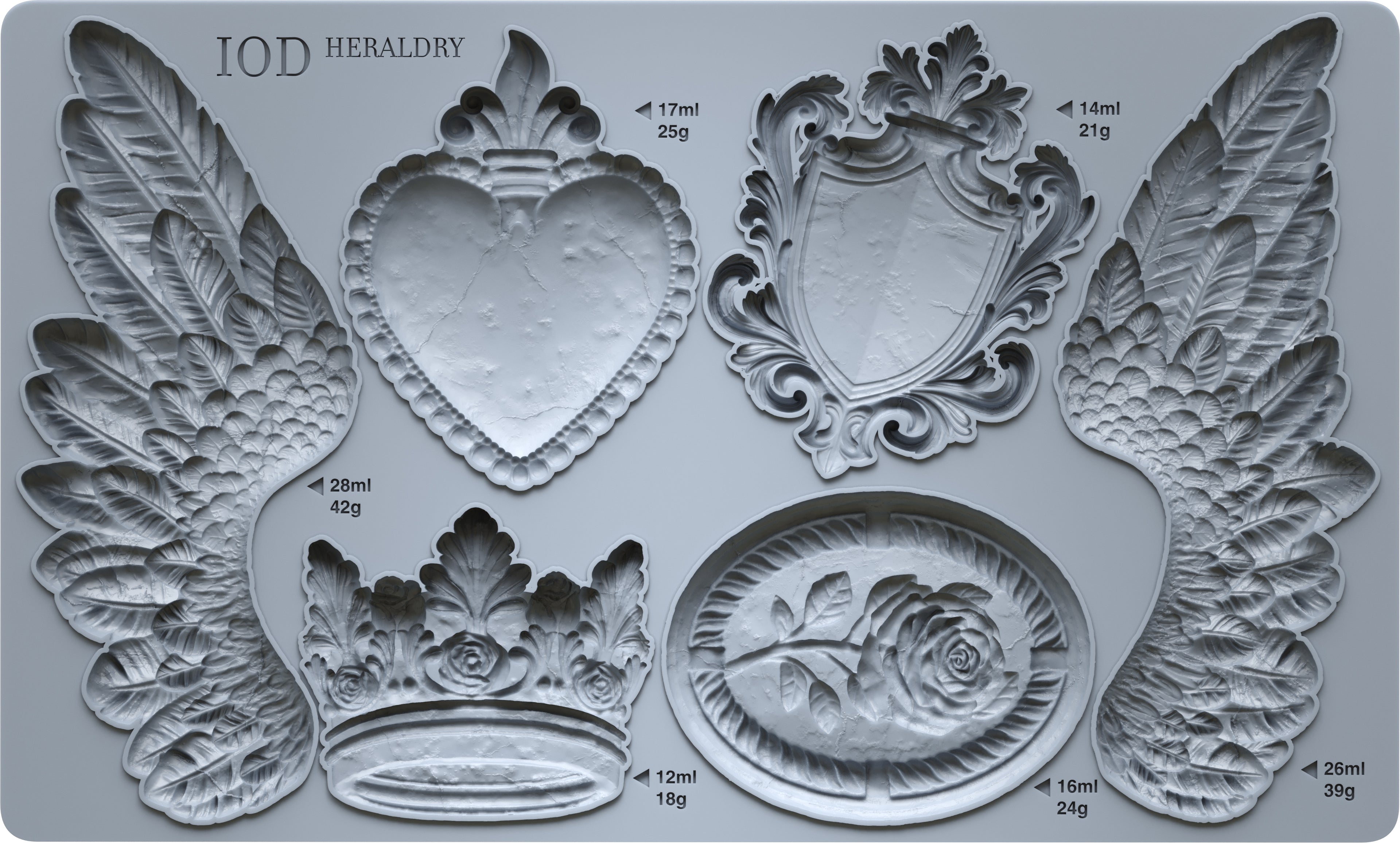 Heraldry | Mould | IOD Iron Orchid Designs
