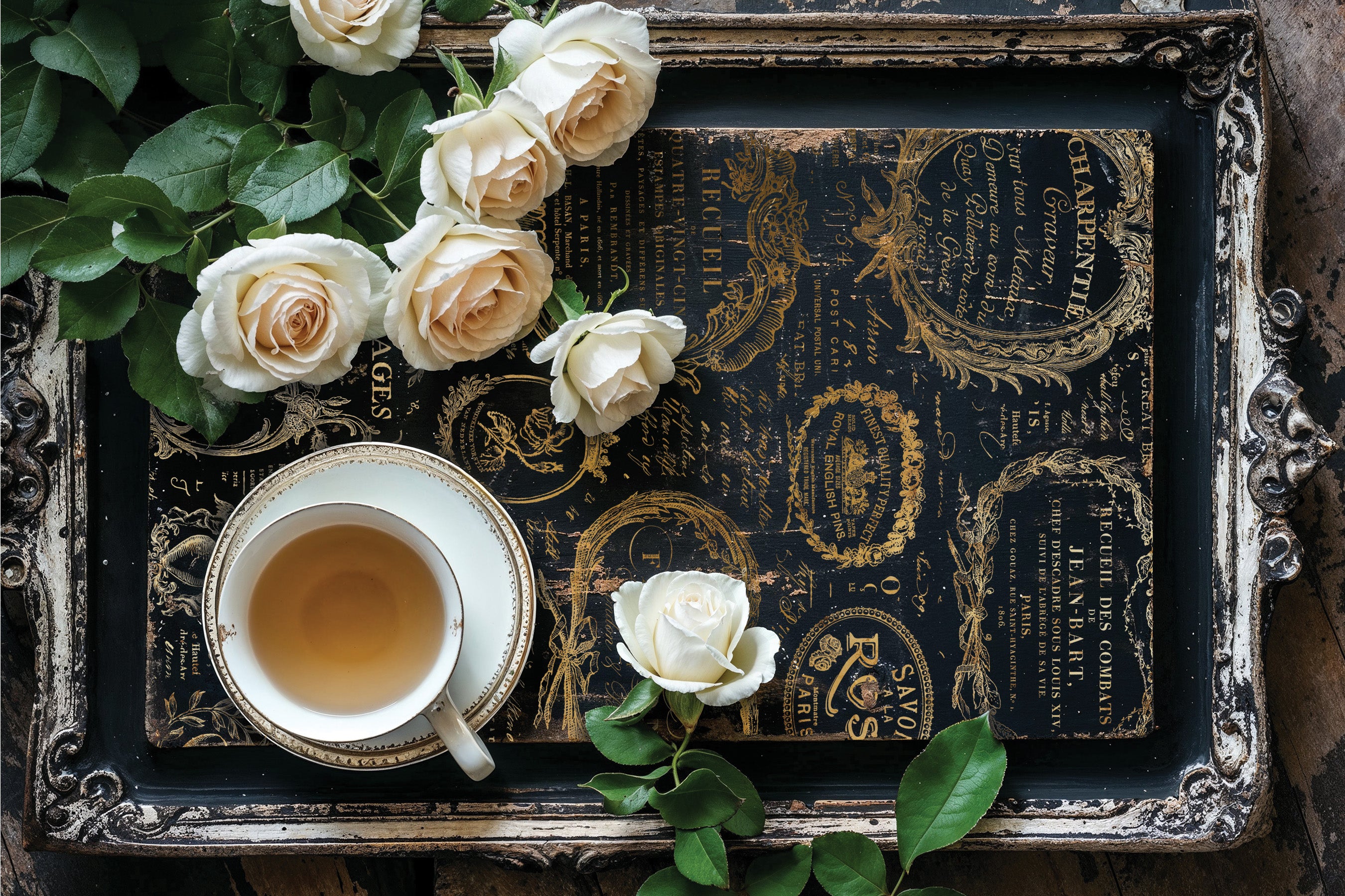 Etiquettes | Gilded Foil Transfer | IOD Iron Orchid Designs