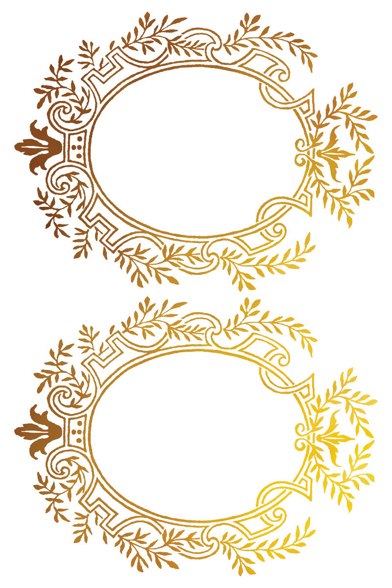 Petits Ornements | Gilded Foil Transfer | IOD Iron Orchid Designs