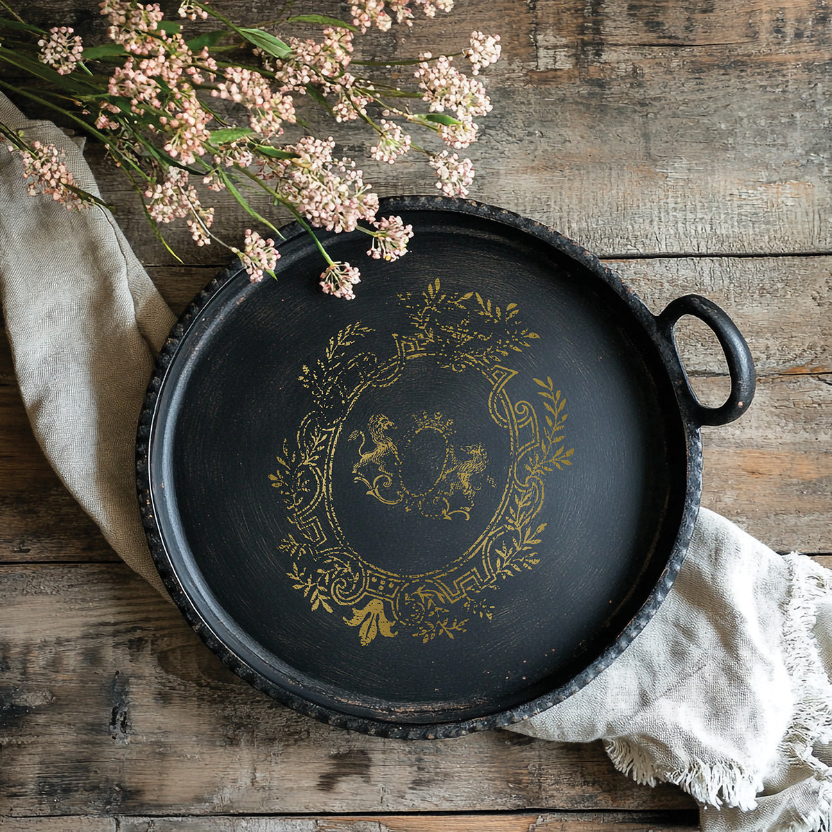 Petits Ornements | Gilded Foil Transfer | IOD Iron Orchid Designs