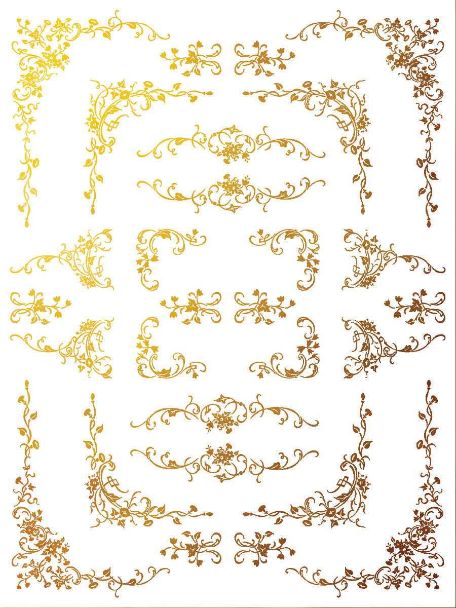 Si Belle | Gilded Foil Transfer | IOD Iron Orchid Designs