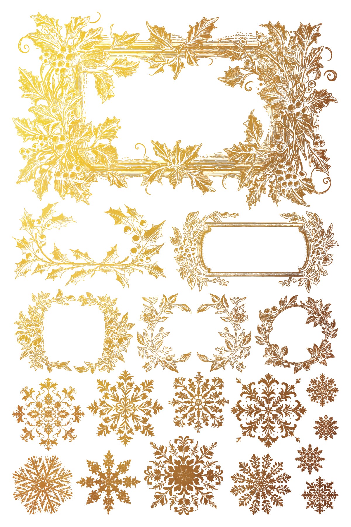 Tinsel | Gilded Foil Transfer | IOD Iron Orchid Designs