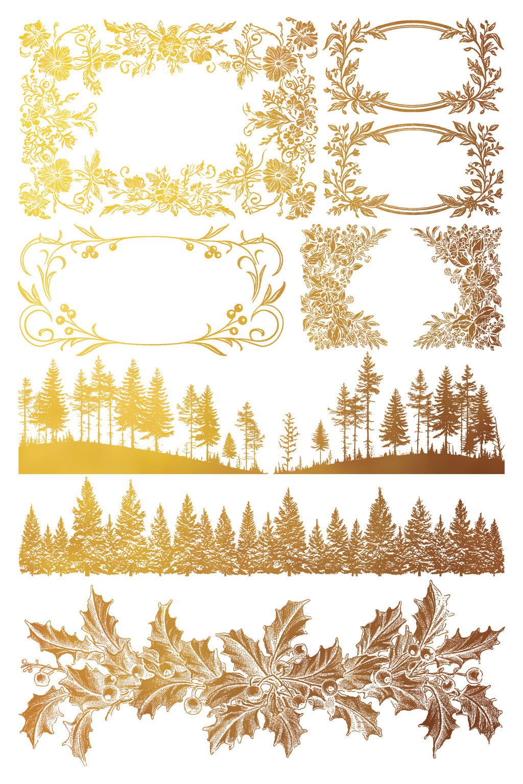 Tinsel | Gilded Foil Transfer | IOD Iron Orchid Designs