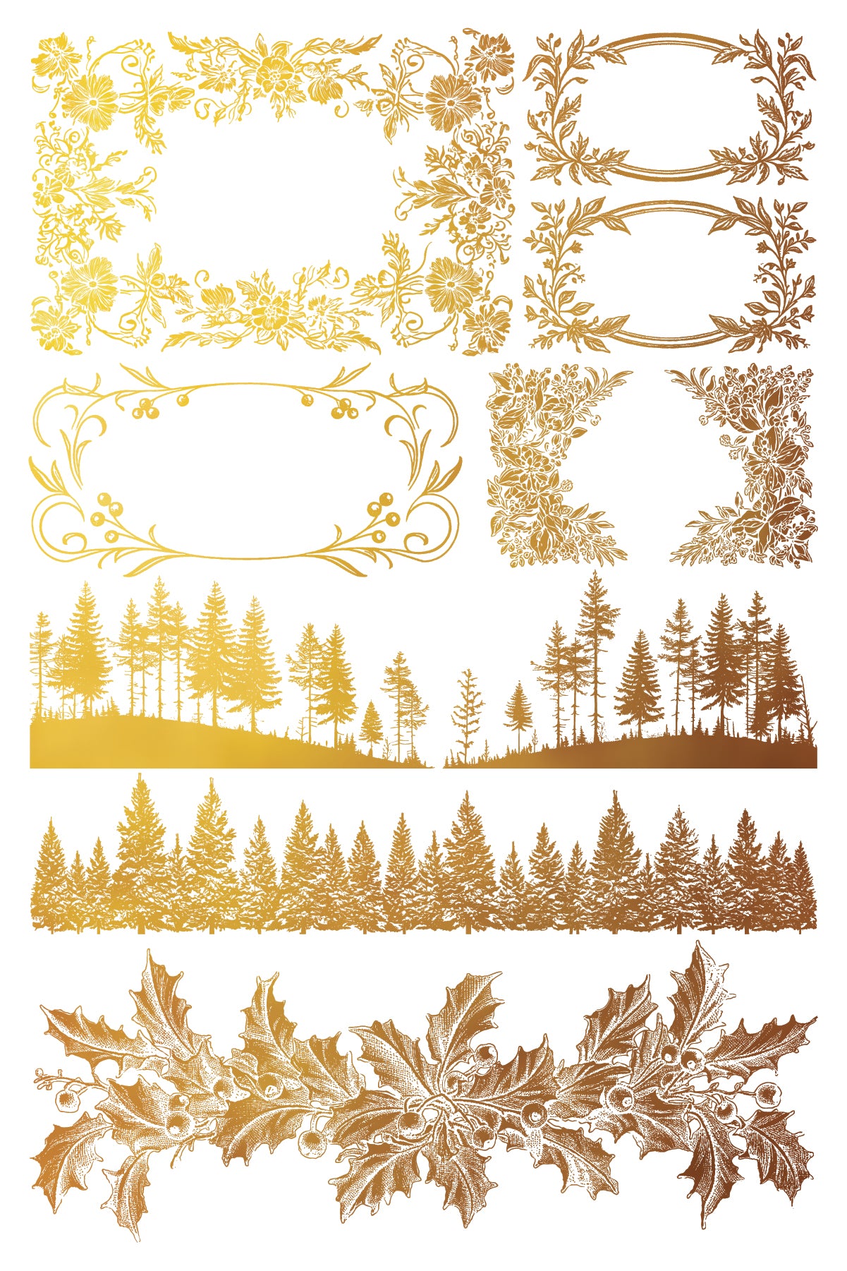 Tinsel | Gilded Foil Transfer | IOD Iron Orchid Designs