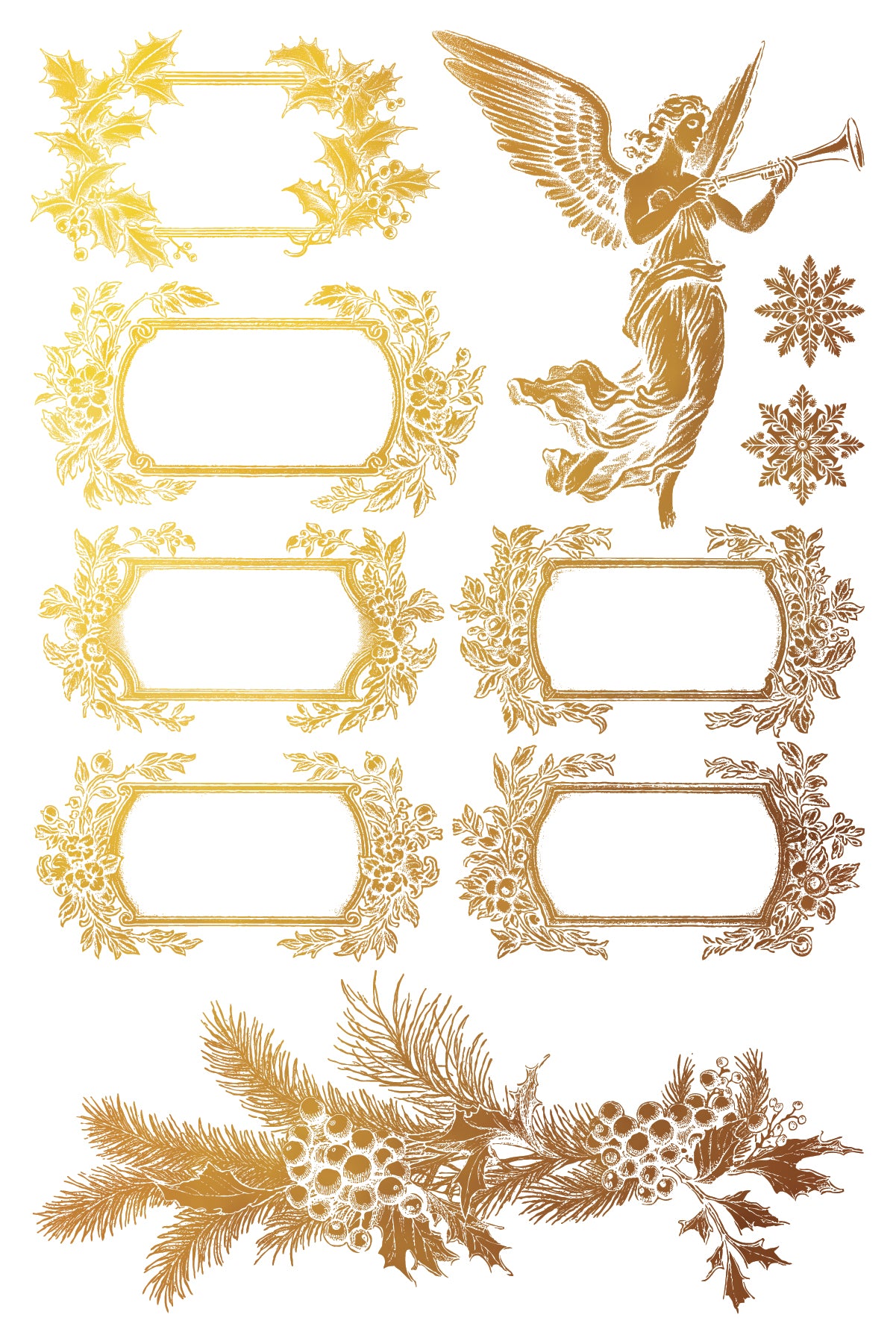 Tinsel | Gilded Foil Transfer | IOD Iron Orchid Designs