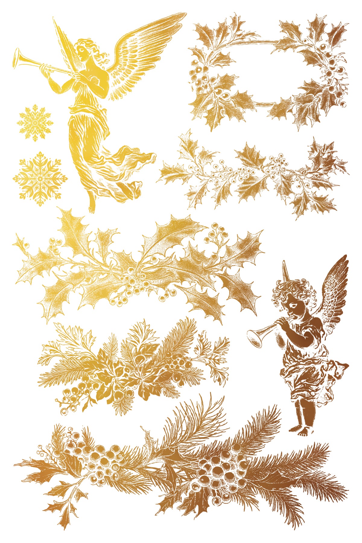 Tinsel | Gilded Foil Transfer | IOD Iron Orchid Designs
