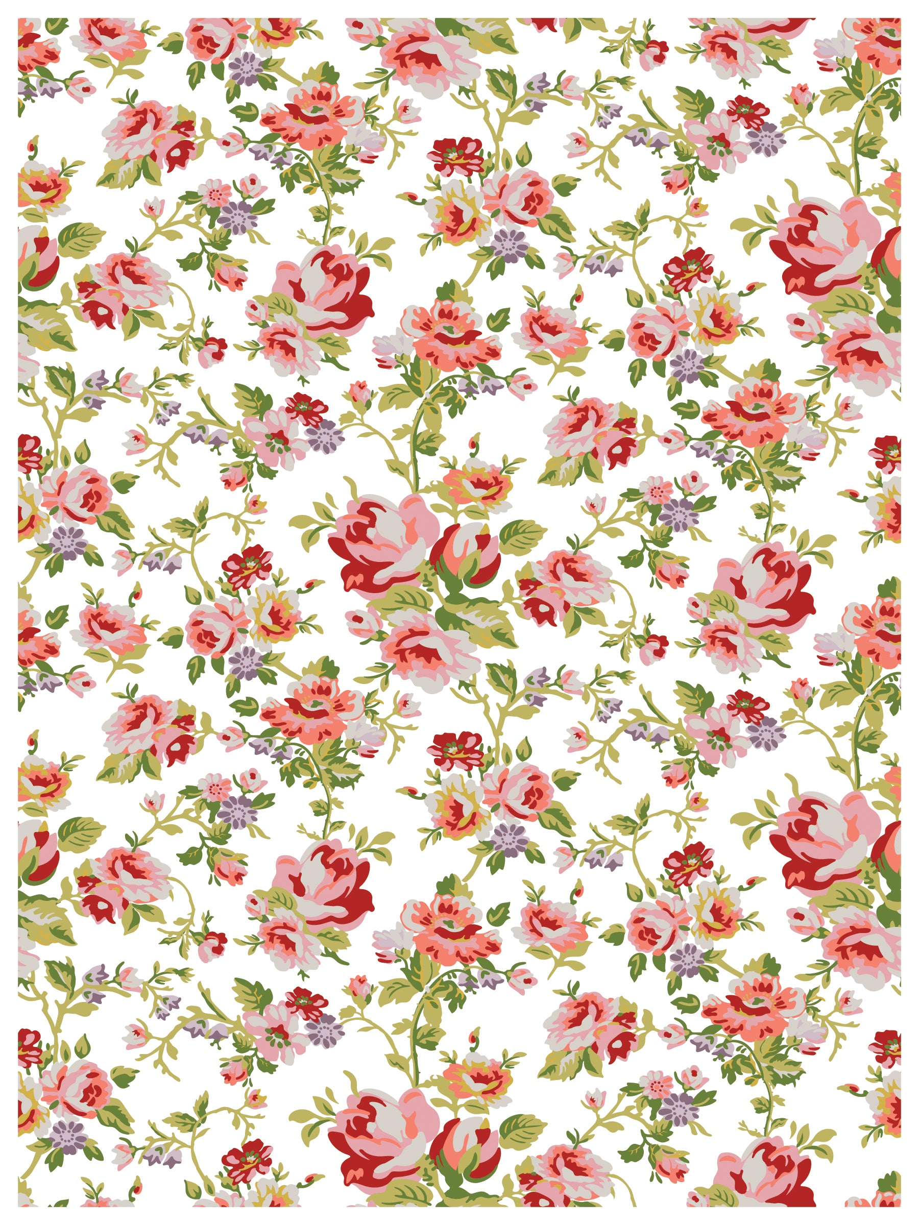 Ditsy Blooms | Paint Inlay | IOD Iron Orchid Designs