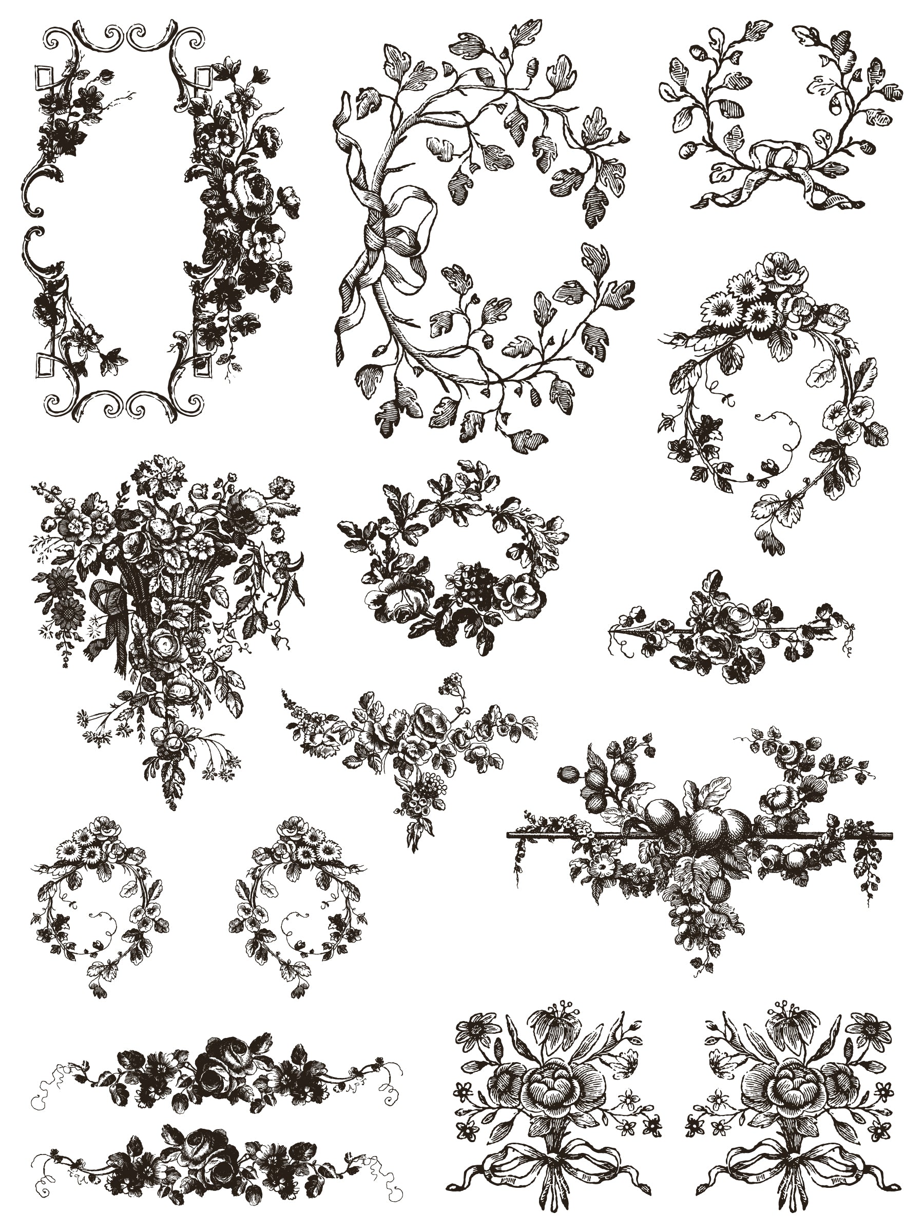 Delft Traditions Noir | Paint Inlay | IOD Iron Orchid Designs