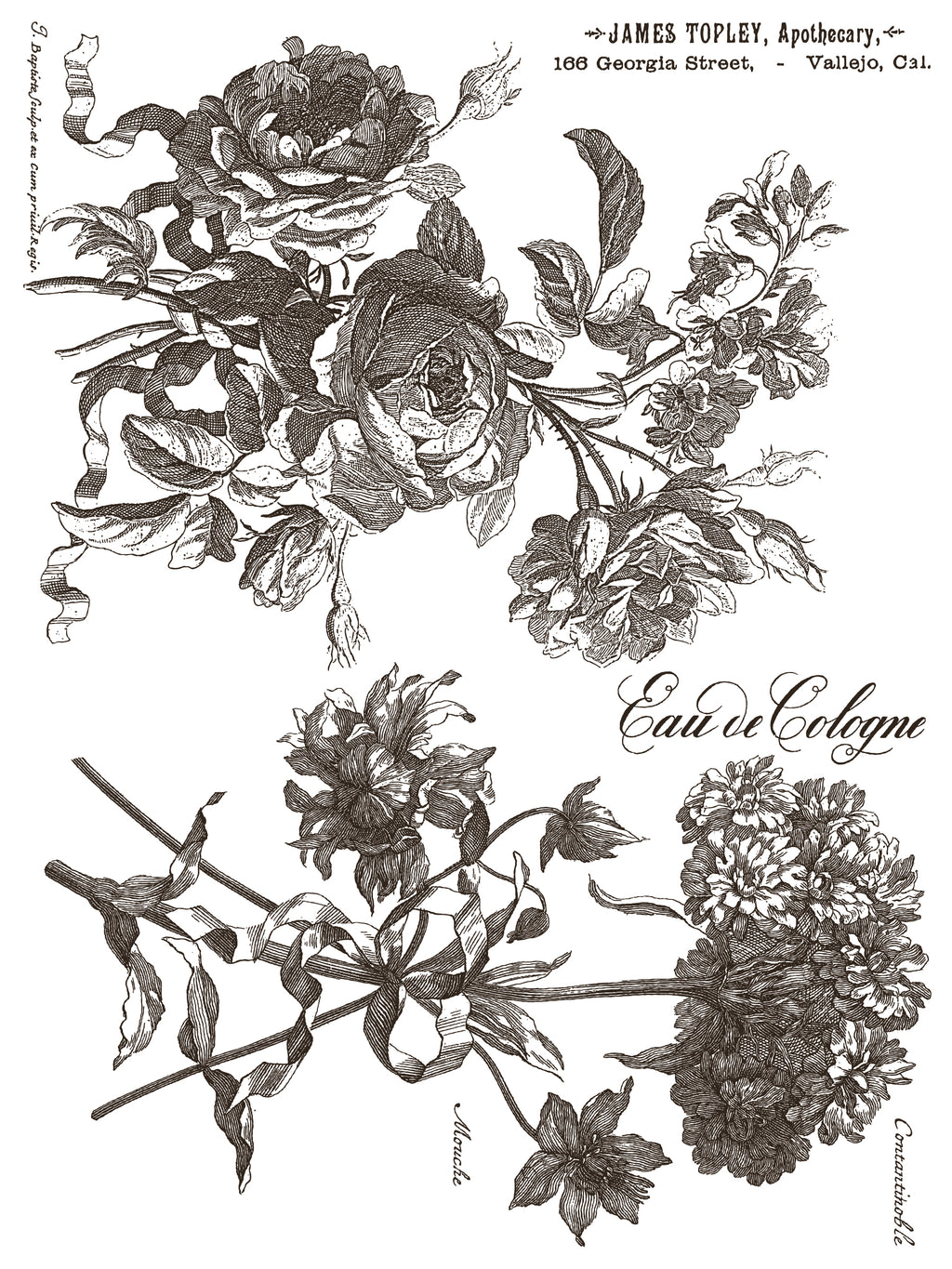 Floriography | Paint Inlay | IOD Iron Orchid Designs