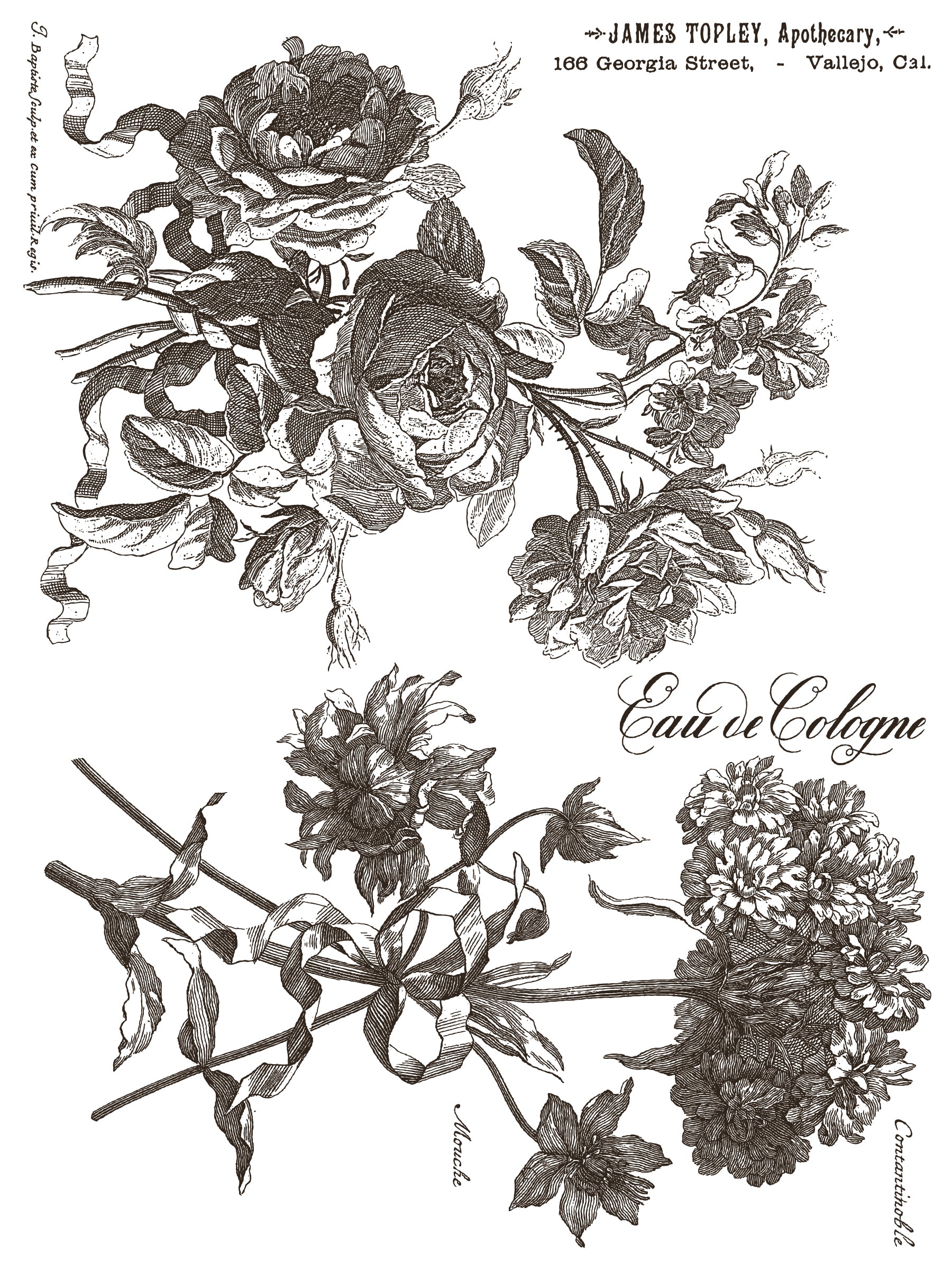 Floriography | Paint Inlay | IOD Iron Orchid Designs