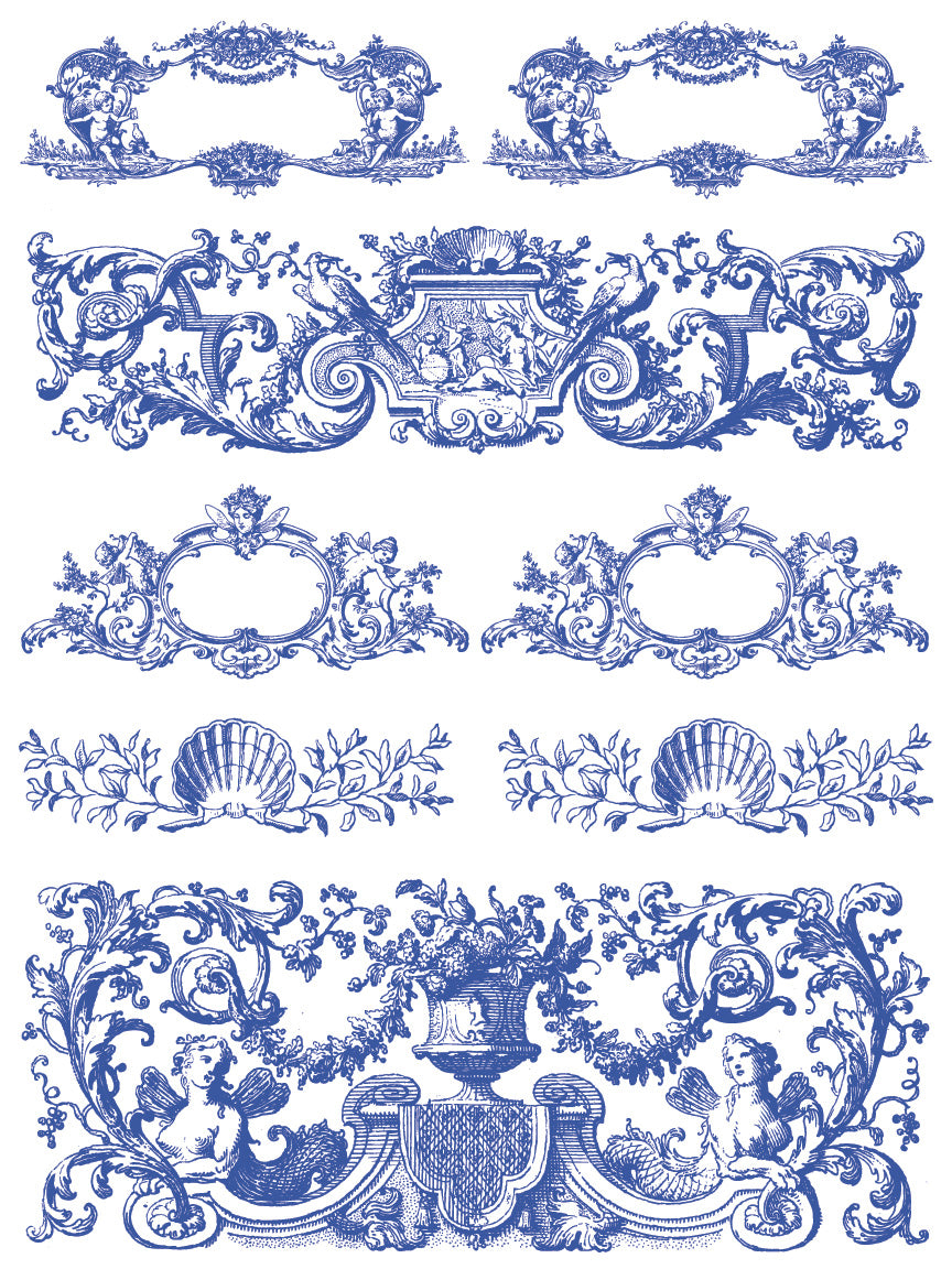 Portofino | Paint Inlay | IOD Iron Orchid Designs