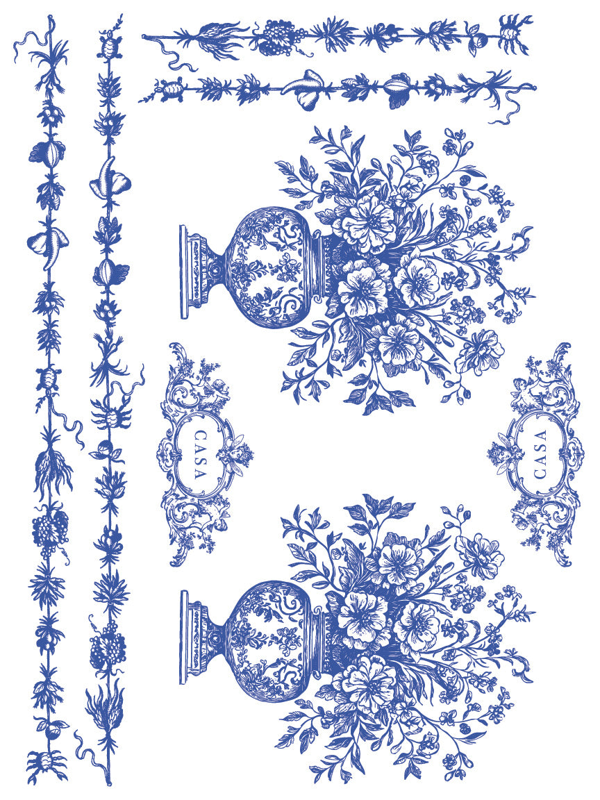 Portofino | Paint Inlay | IOD Iron Orchid Designs
