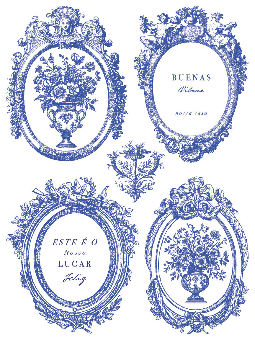 Portofino | Paint Inlay | IOD Iron Orchid Designs
