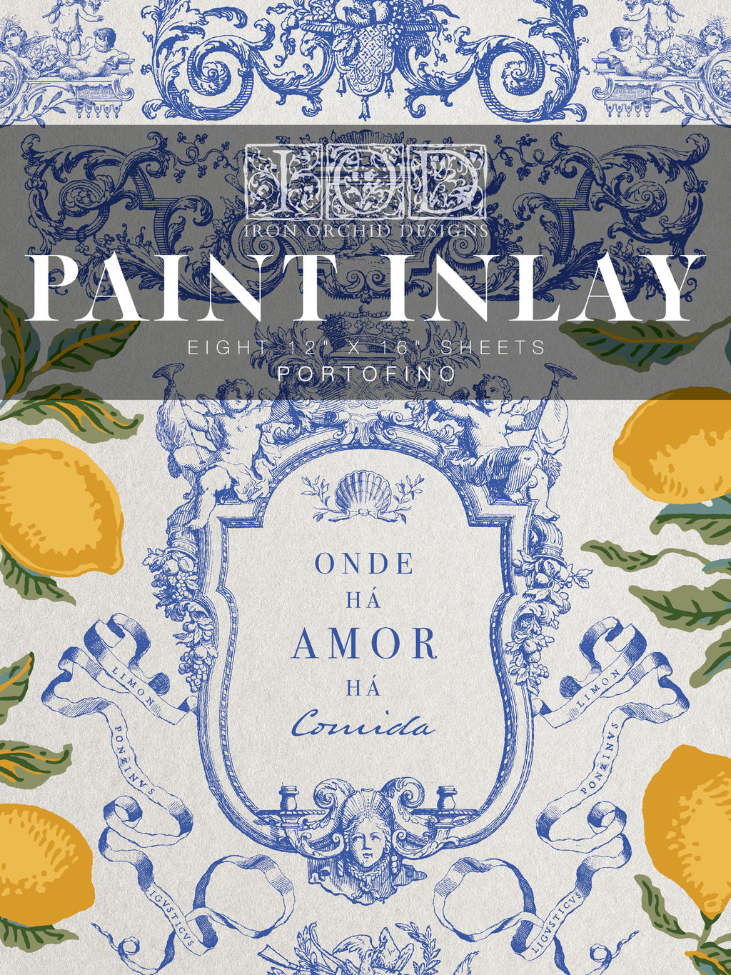 Portofino | Paint Inlay | IOD Iron Orchid Designs