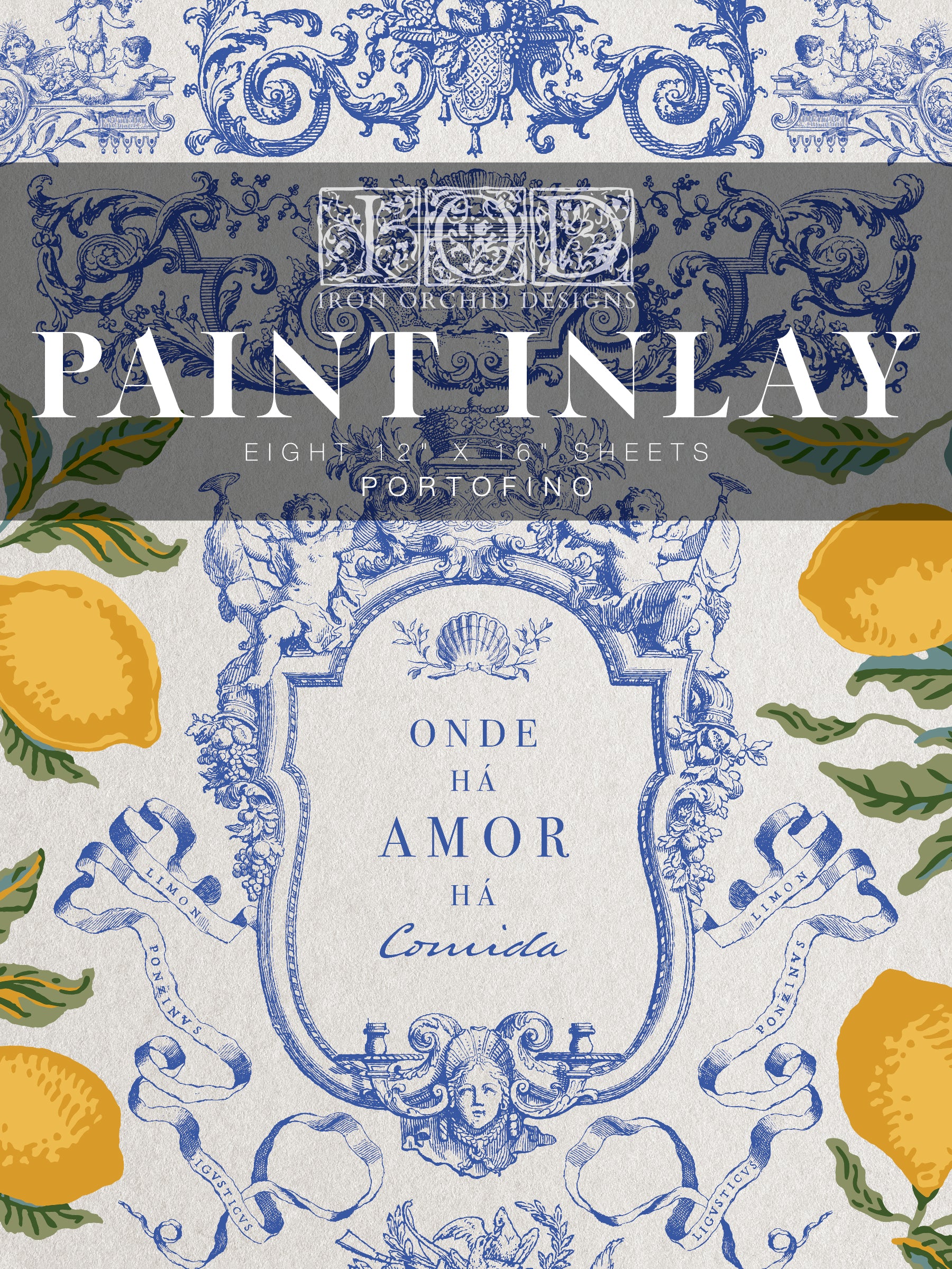 Portofino | Paint Inlay | IOD Iron Orchid Designs