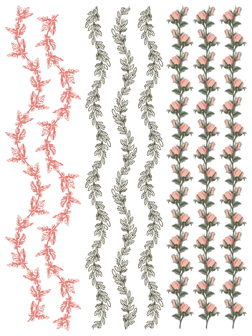 Spring Melody | Paint Inlay | IOD Iron Orchid Designs
