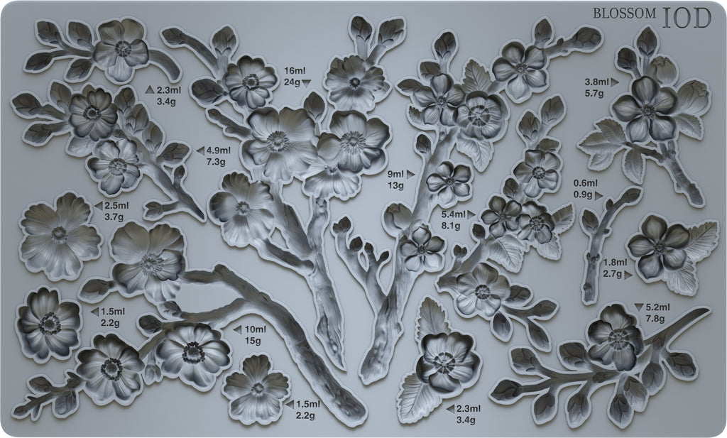 Blossoms | Mould | IOD Iron Orchid Designs