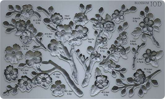 Blossoms Mould by IOD Iron Orchid Designs