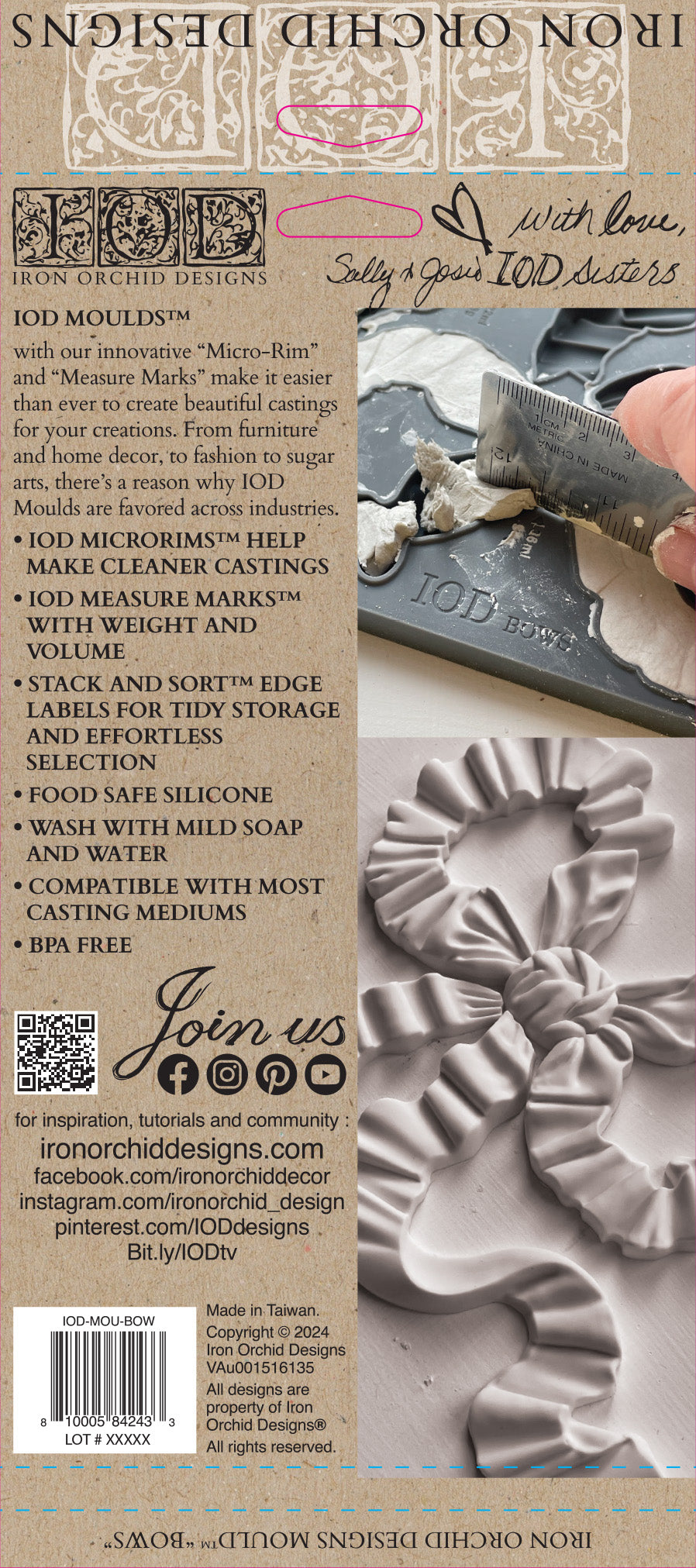 Bows | Mould | IOD Iron Orchid Designs