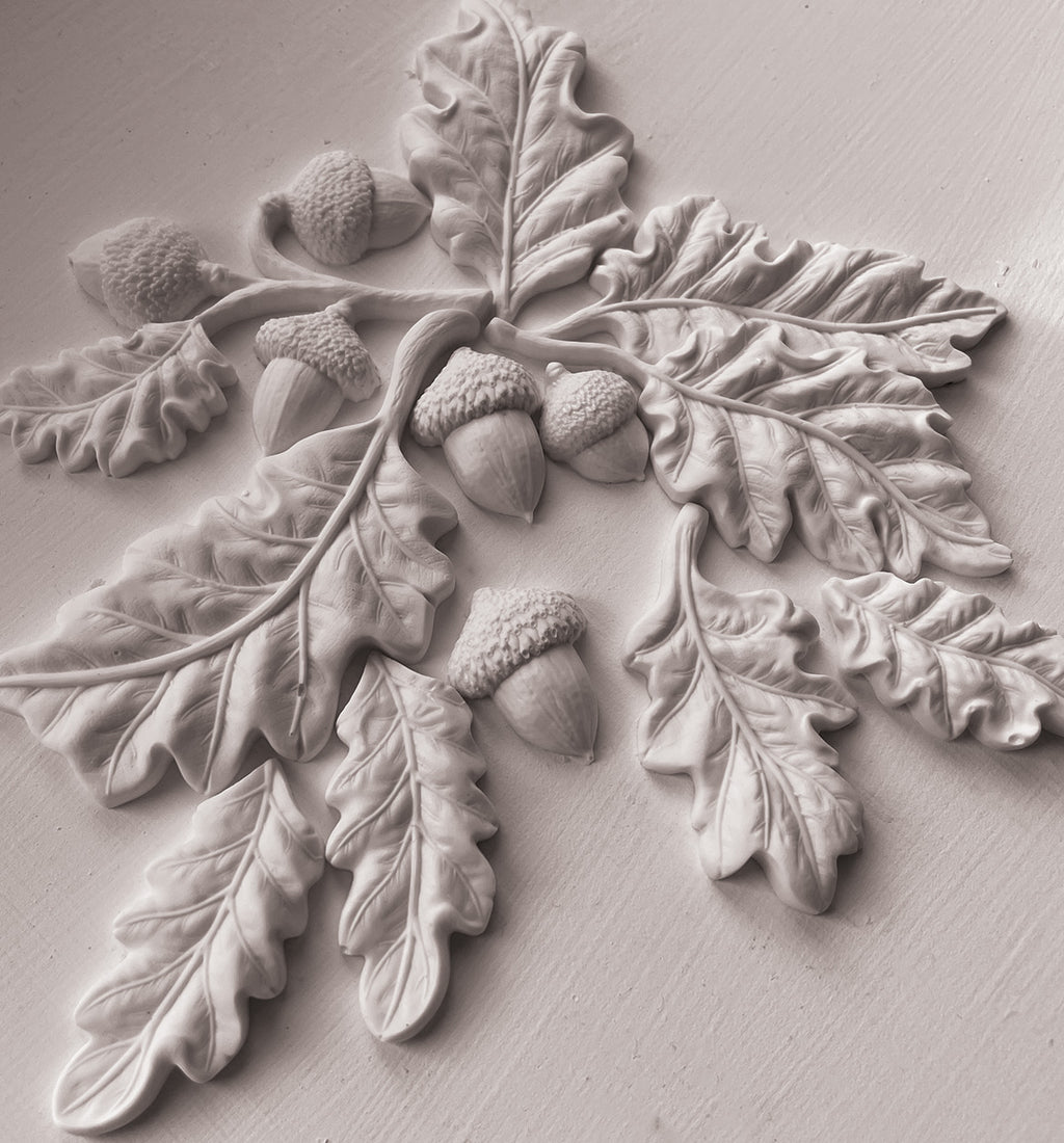 Oak Leaves & Acorns | Mould | IOD Iron Orchid Designs