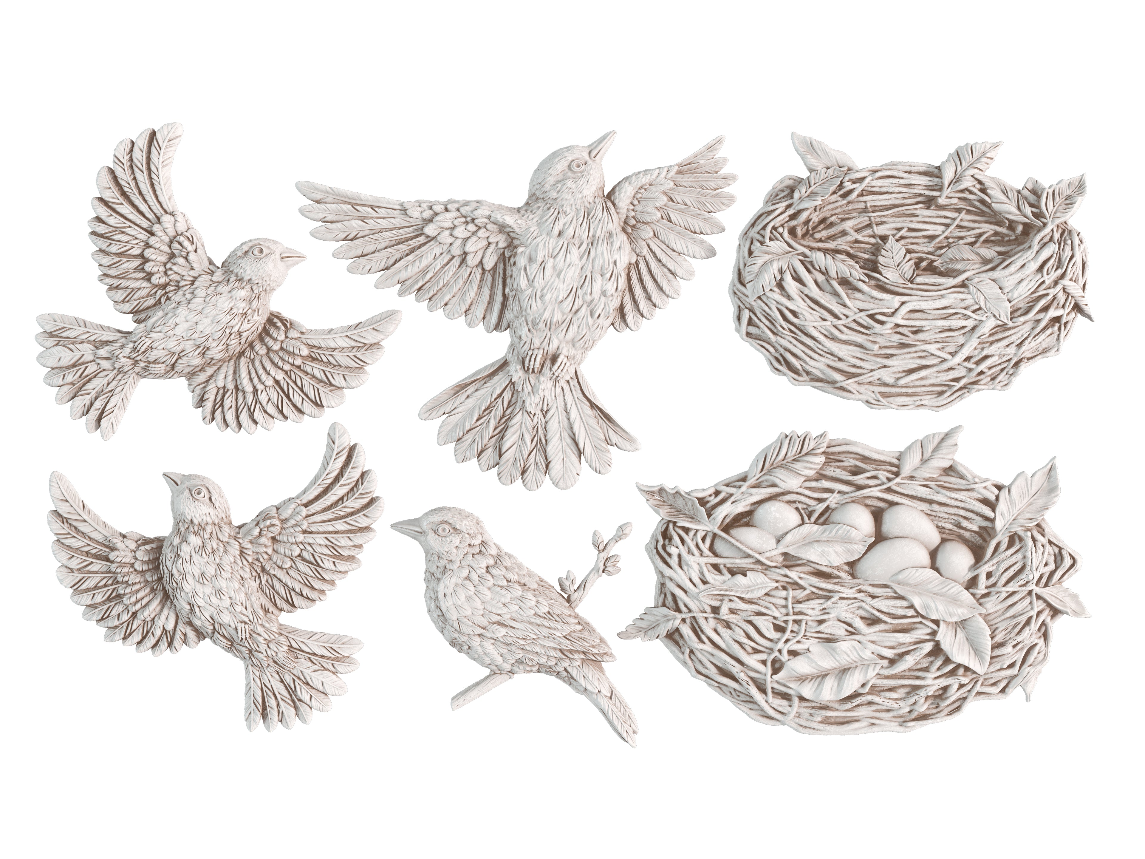 Sparrow's Nest | Mould | IOD Iron Orchid Designs