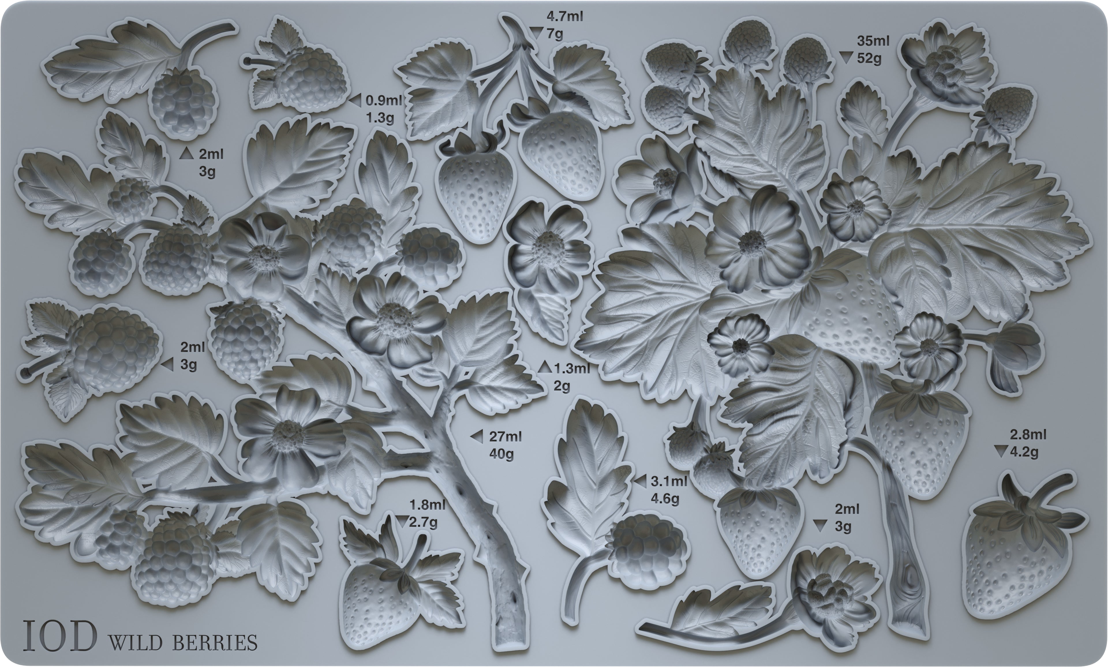 Wild Berries | Mould | IOD Iron Orchid Designs