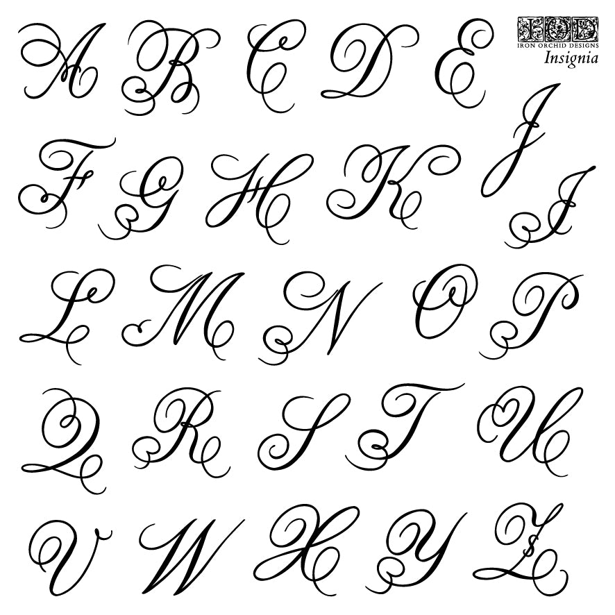 Insignia | Stamp | IOD Iron Orchid Designs