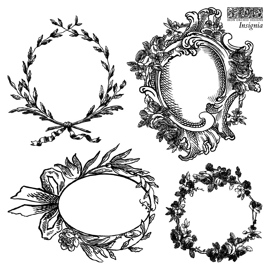 Insignia | Stamp | IOD Iron Orchid Designs