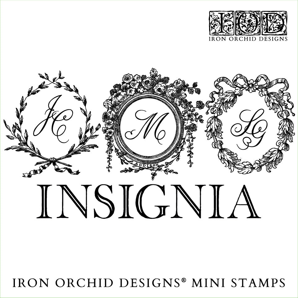 Insignia | Stamp | IOD Iron Orchid Designs