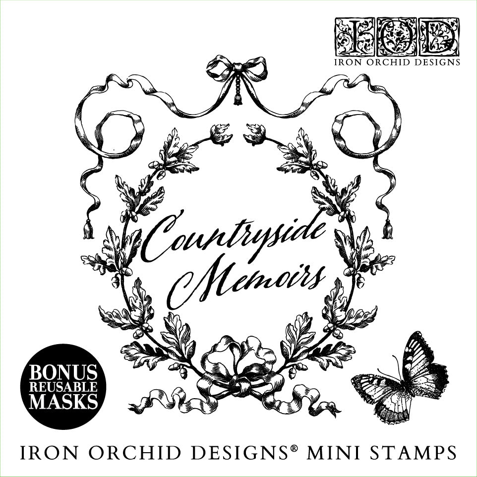 Countryside Memoirs | Stamp | Iron Orchid Designs IOD