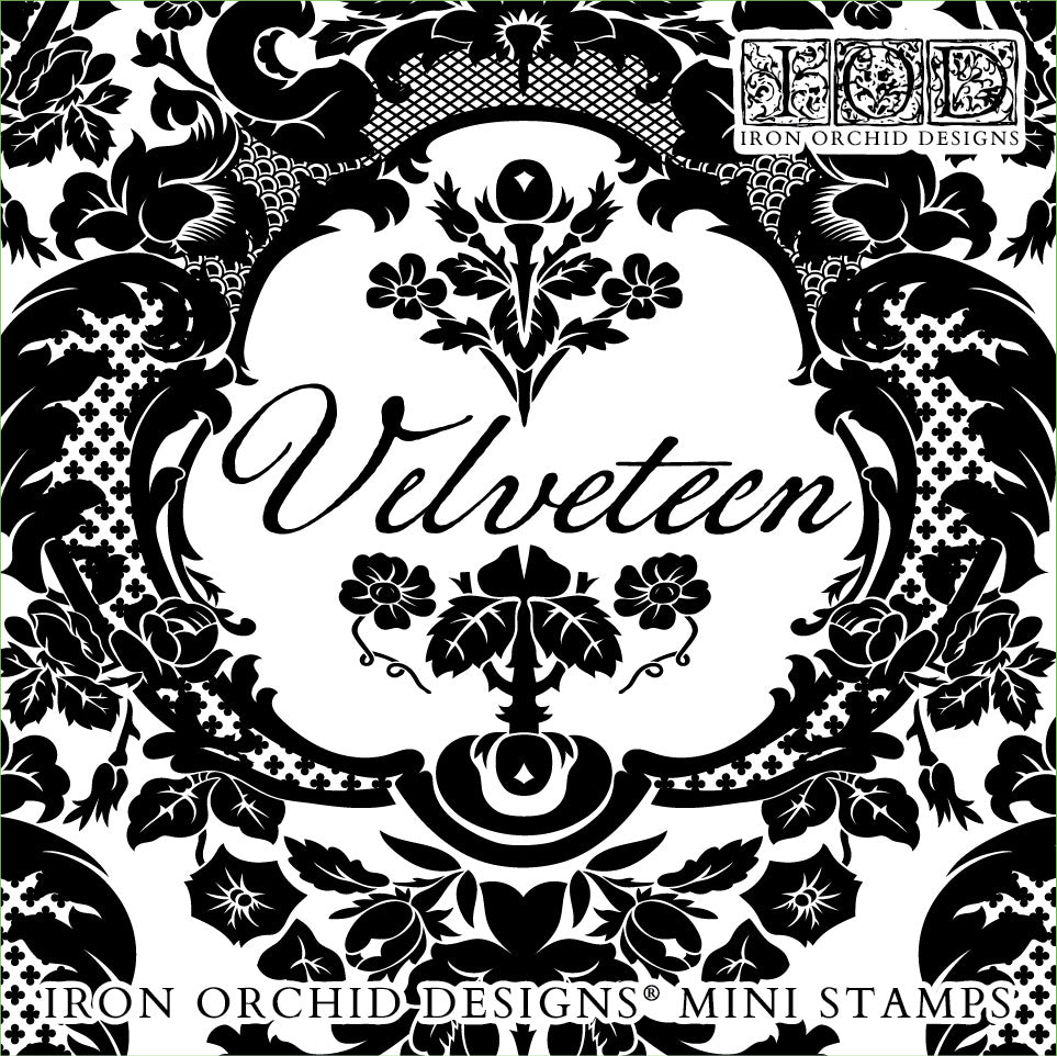 Velveteen | Stamp | IOD Iron Orchid Designs