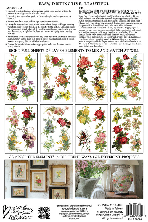 Catharina | Transfer | IOD Iron Orchid Designs