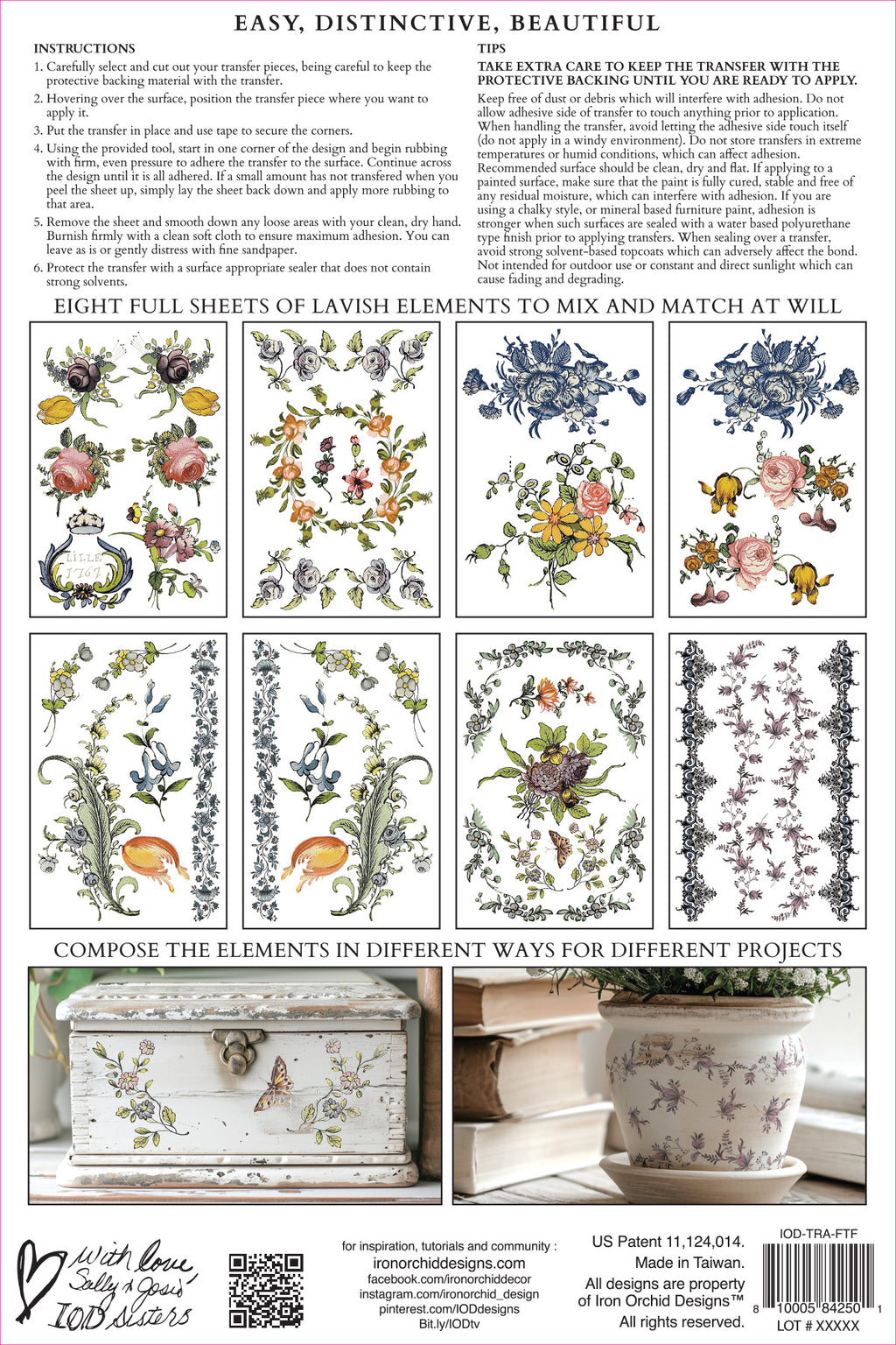 Fairytale Florals | Transfer | IOD Iron Orchid Designs