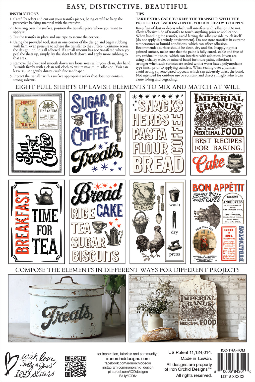 Home Sweet Home | Transfer | IOD Iron Orchid Designs