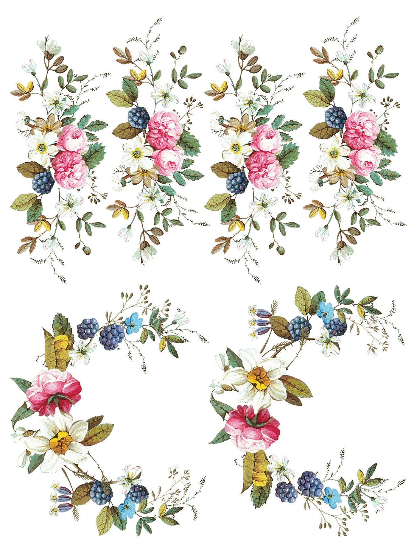 Lost Garden | Transfer | IOD Iron Orchid Designs
