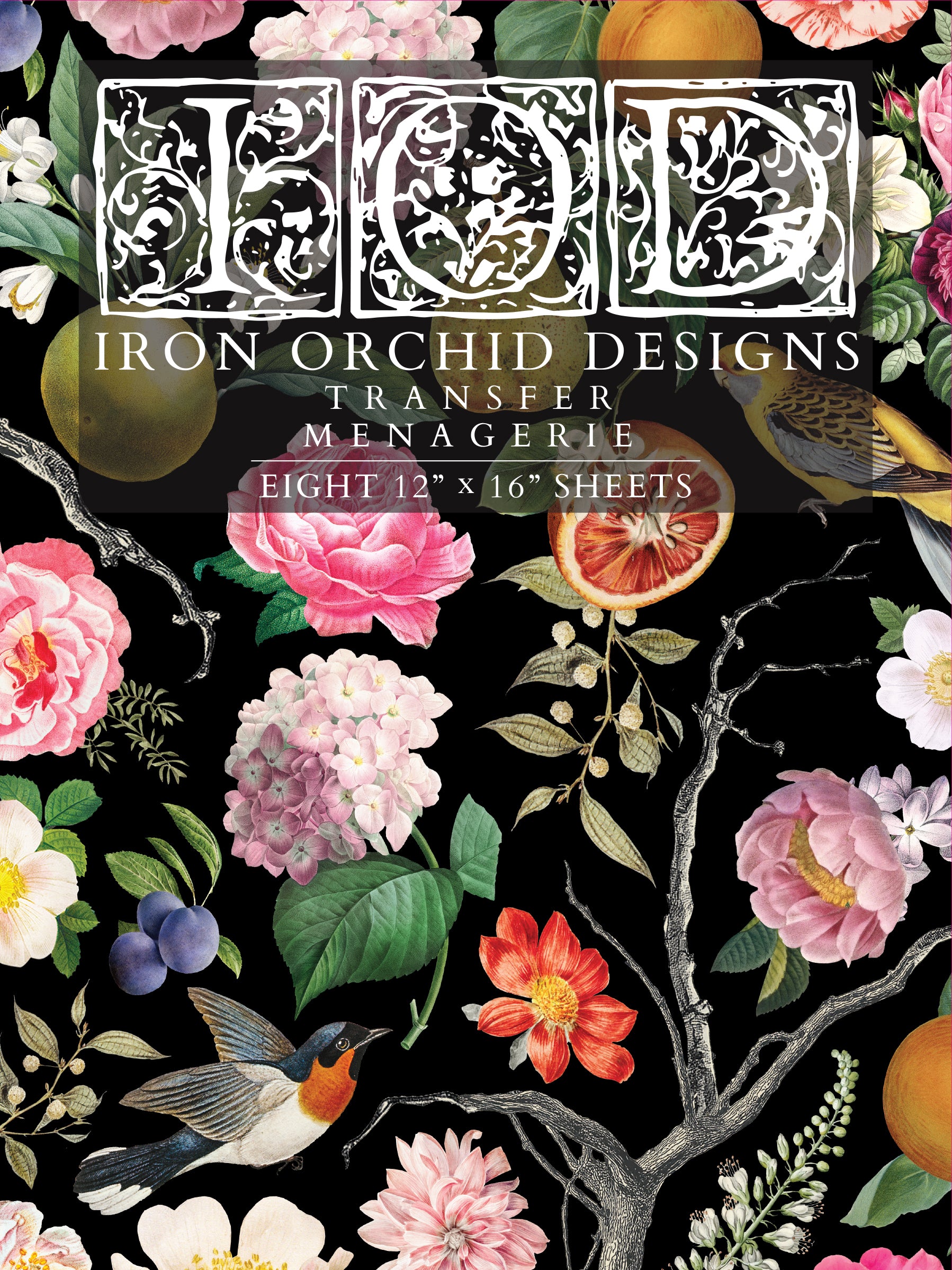 Menagerie | Transfer | IOD Iron Orchid Designs