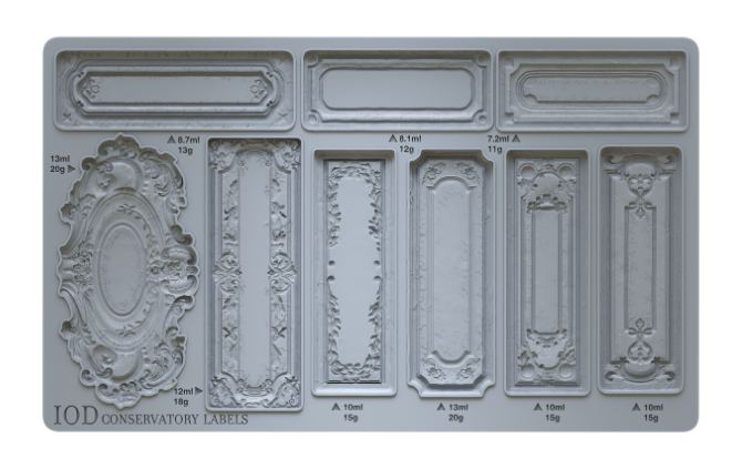 Conservatory Label | Mould | IOD Iron Orchid Designs