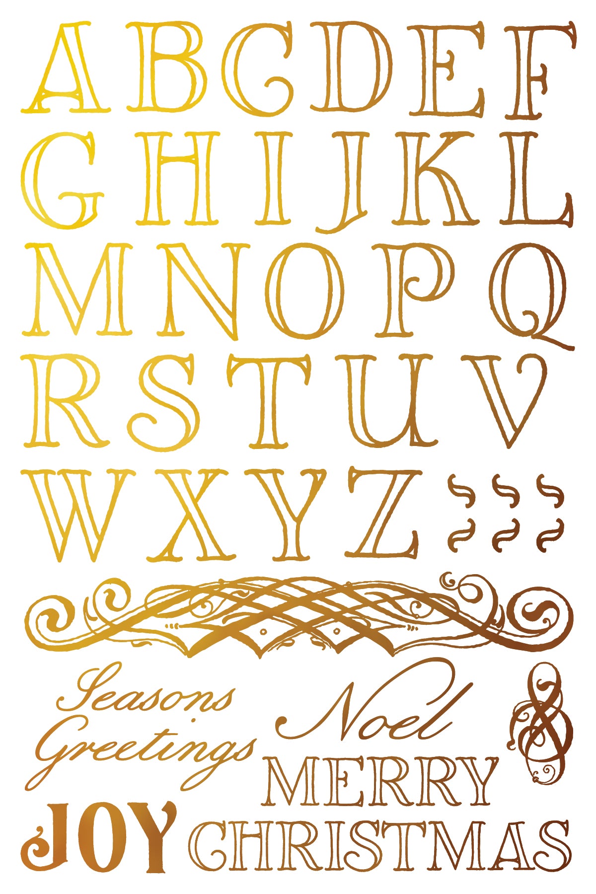 Figgy & Flourish | Gilded Foil Transfer | IOD Iron Orchid Designs