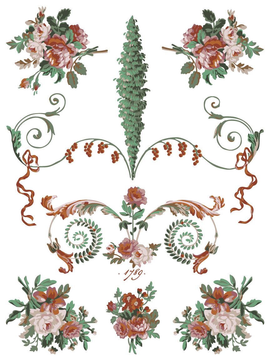 La Folie | Paint Inlay | IOD Iron Orchid Designs