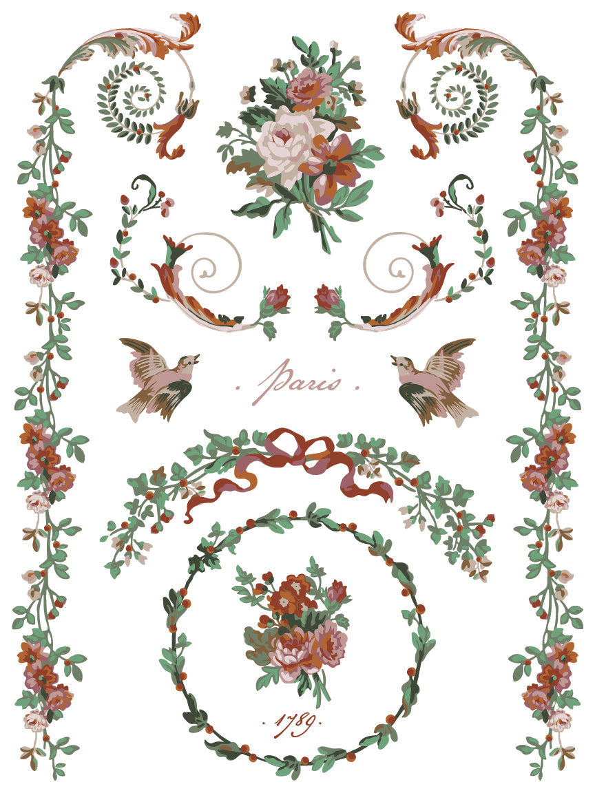 La Folie | Paint Inlay | IOD Iron Orchid Designs