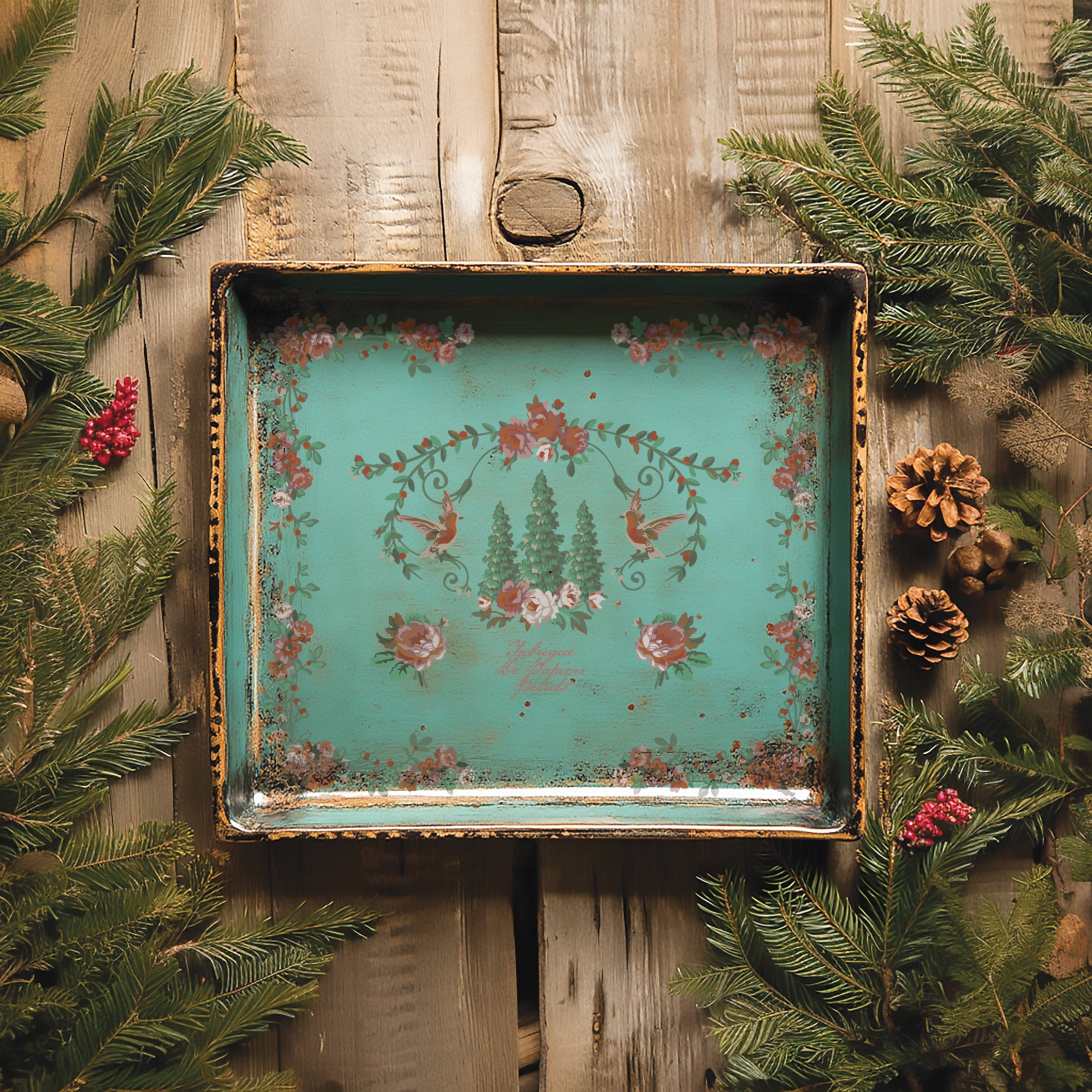 La Folie | Paint Inlay | IOD Iron Orchid Designs