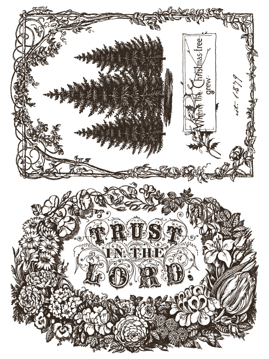 Twelfth Night | Paint Inlay | IOD Iron Orchid Designs