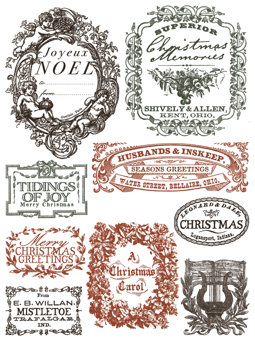 Twelfth Night | Paint Inlay | IOD Iron Orchid Designs