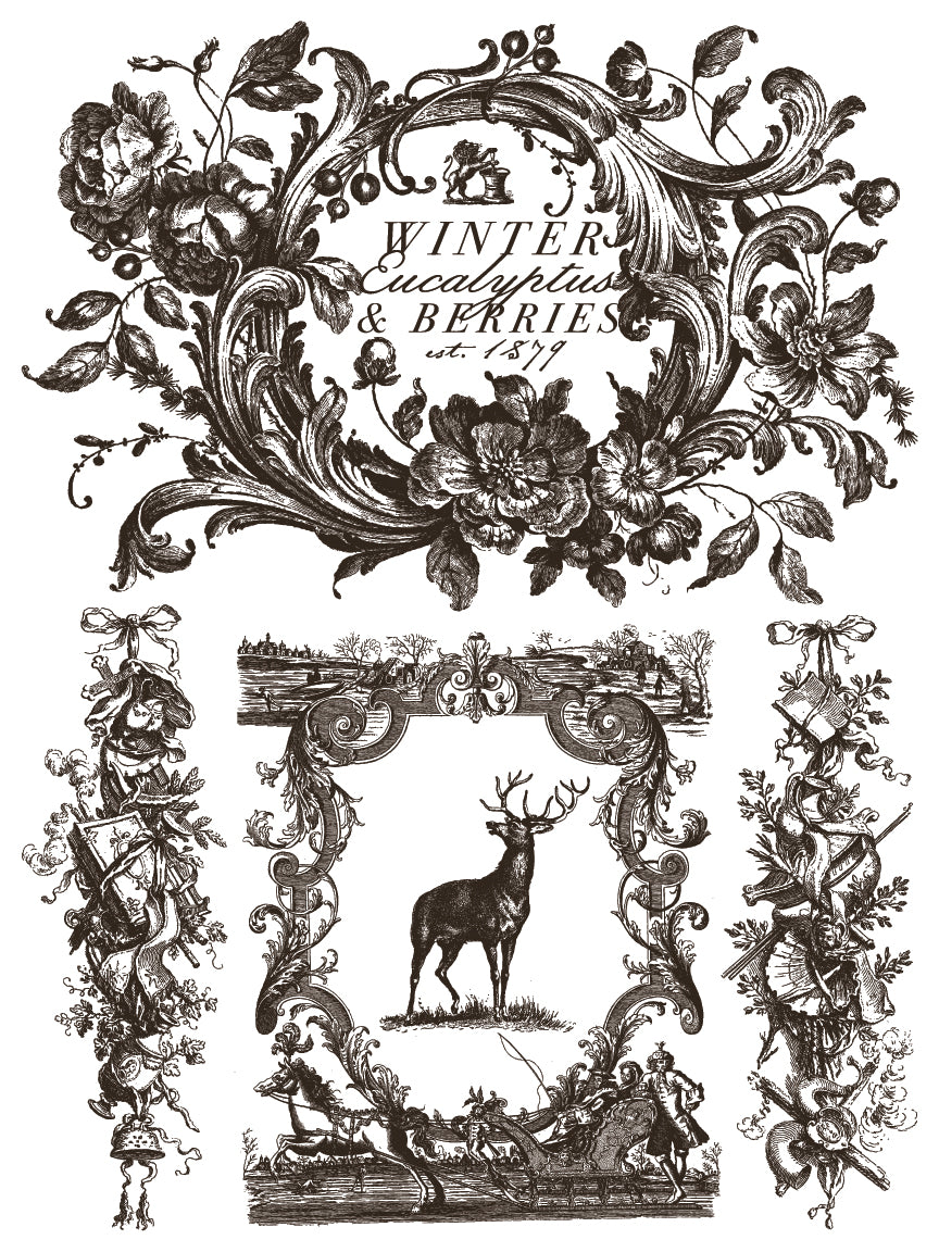 Twelfth Night | Paint Inlay | IOD Iron Orchid Designs